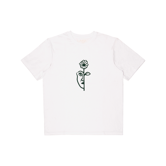 Split Tee Shirt White