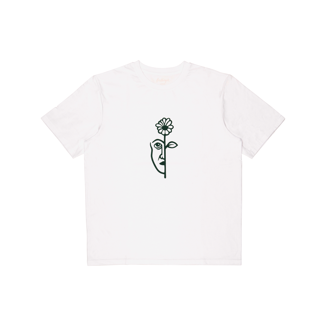 Split Tee Shirt White