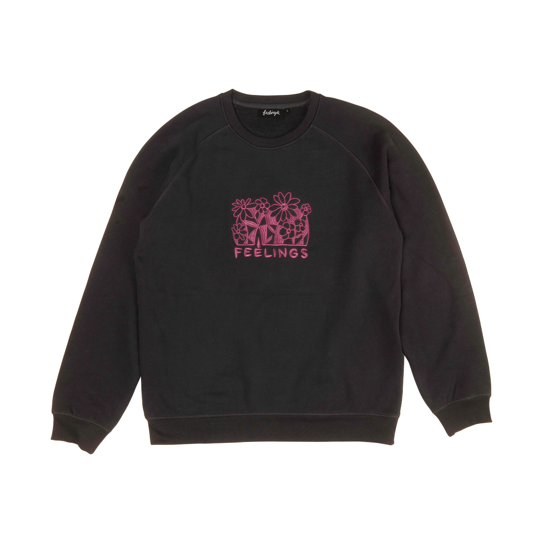 Brea Heavy Crewneck Black