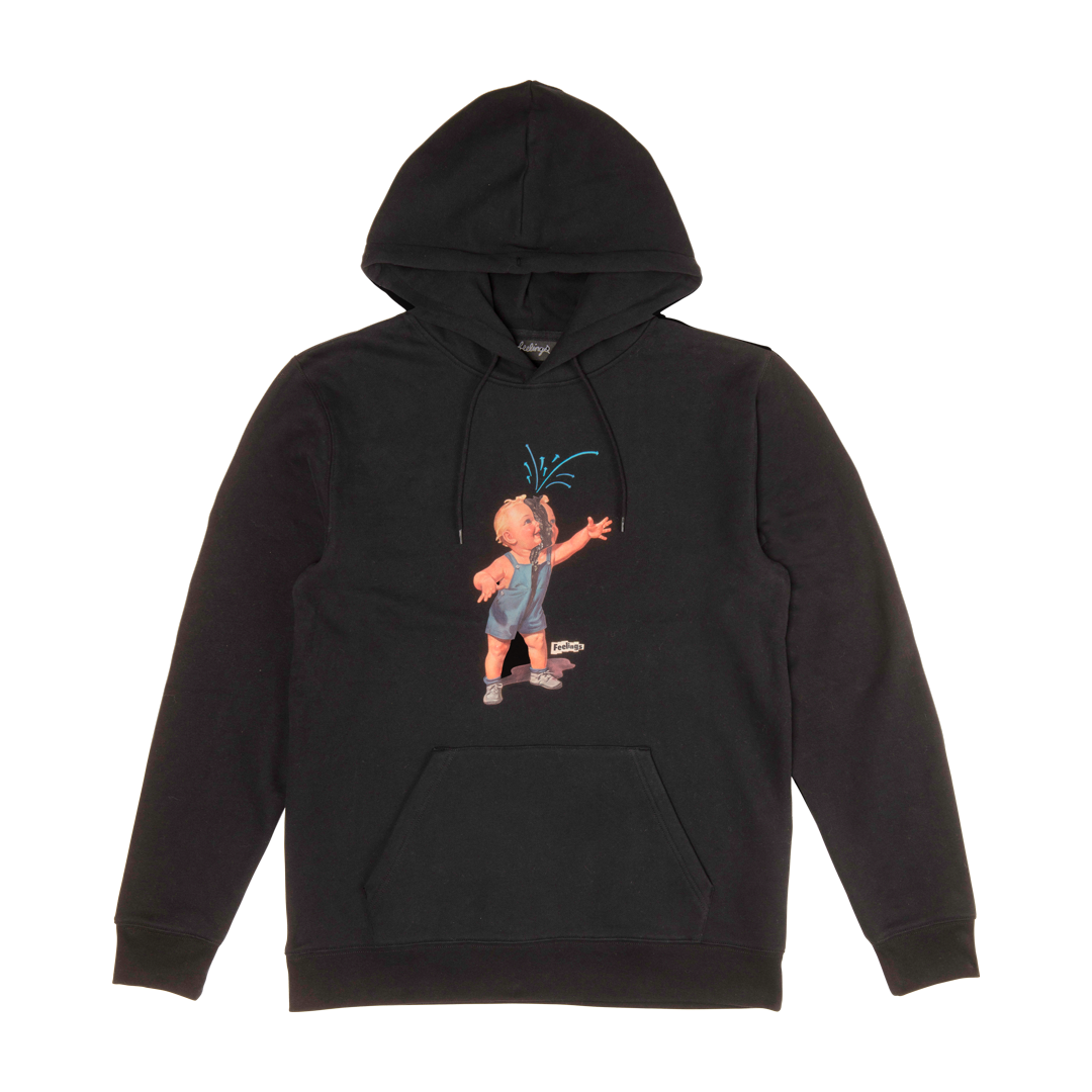 Baby Hoodie Black