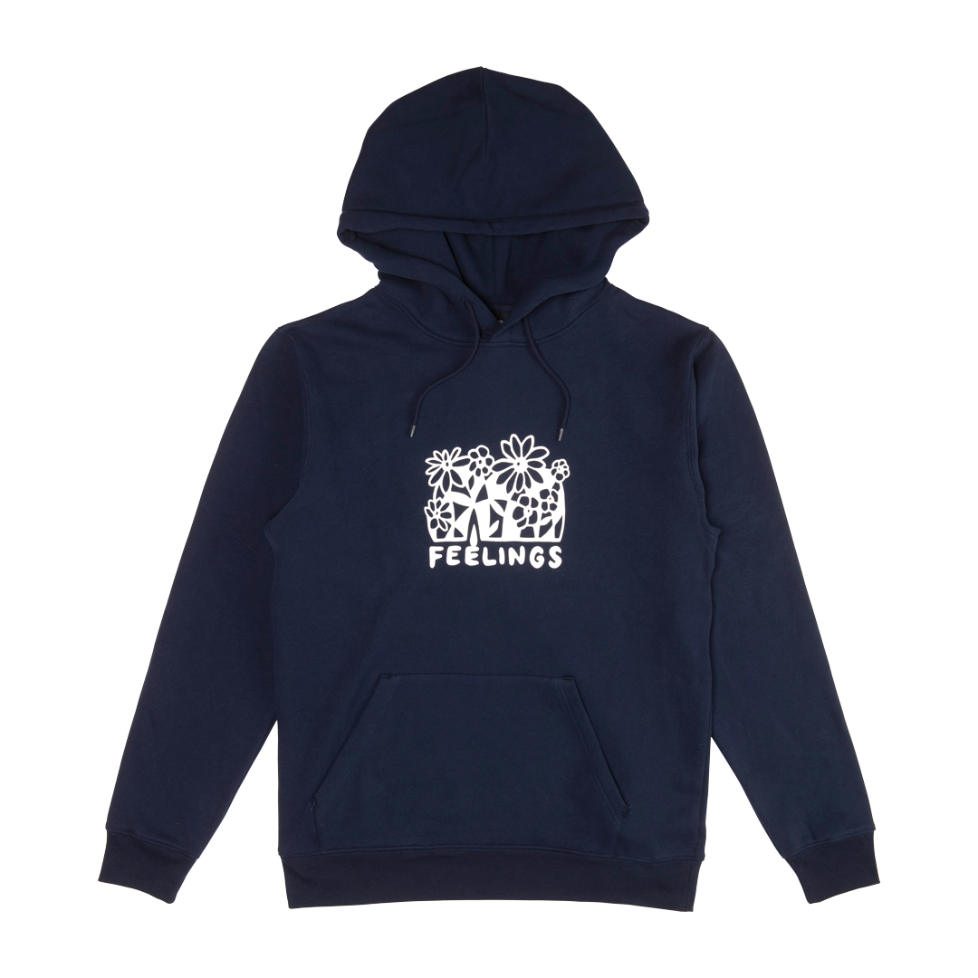 Bouquet Hoodie Navy