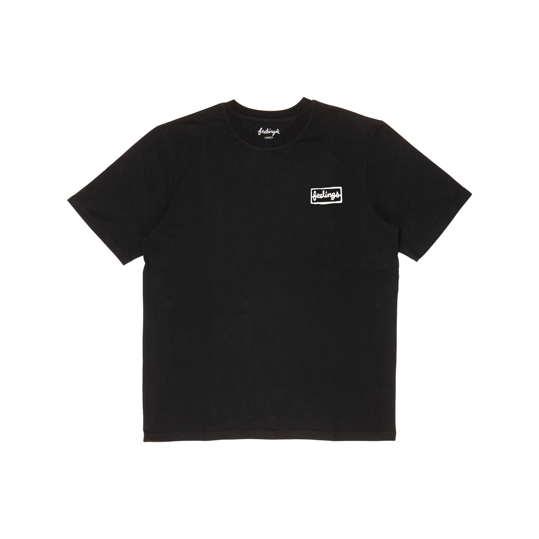 Flower Tee Shirt Black