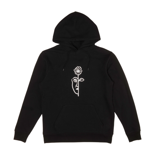 Split Hoodie Black