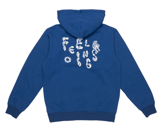 Frog Hoodie Electric Blue