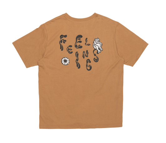 Frog Short Sleeves Tee Shirt Iced Coffee