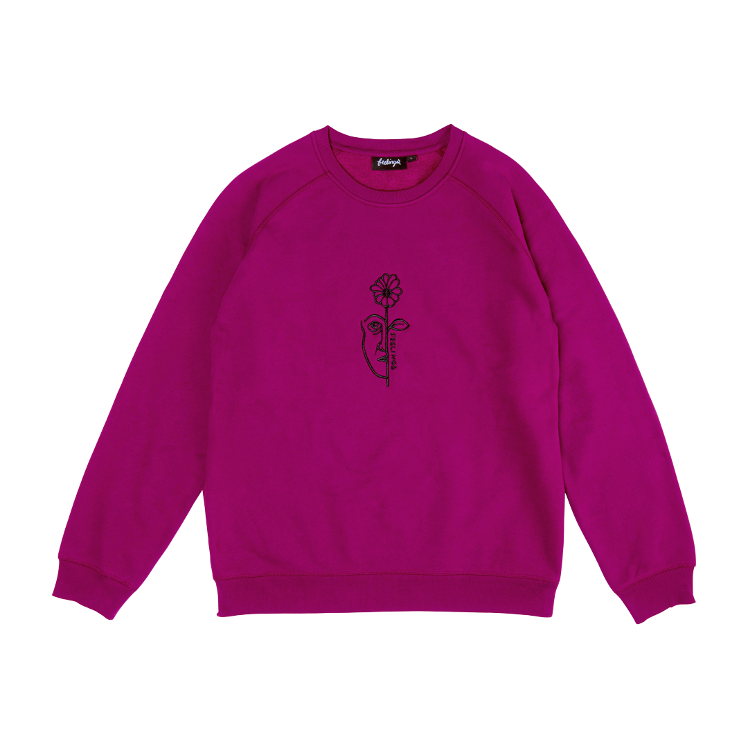 Brea Heavy Crewneck Purple