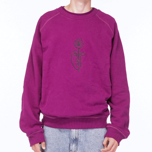 Brea Heavy Crewneck Purple