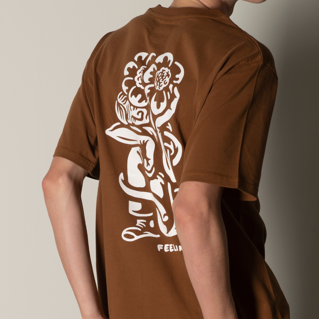 Weight SS Tee Brown Toffee
