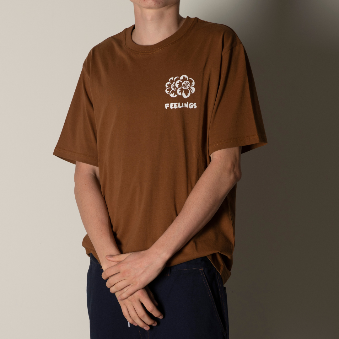 Weight SS Tee Brown Toffee