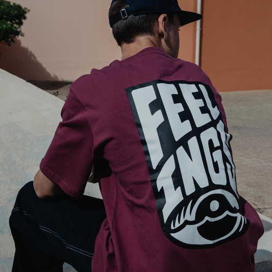 Logo Tee Shirt Burgundy