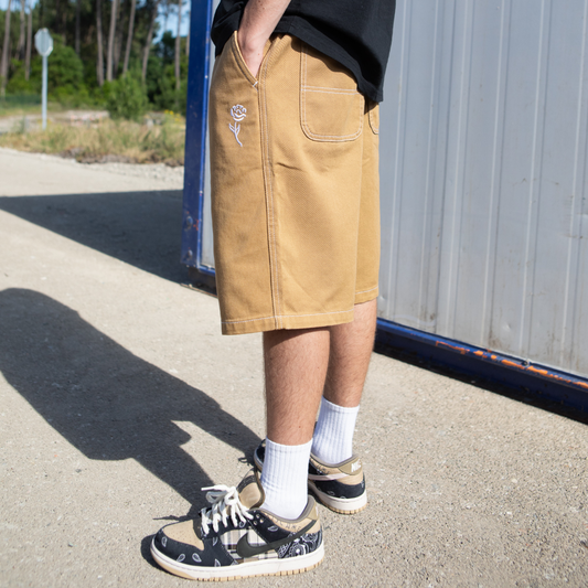 Maker Shorts Iced Coffee Denim
