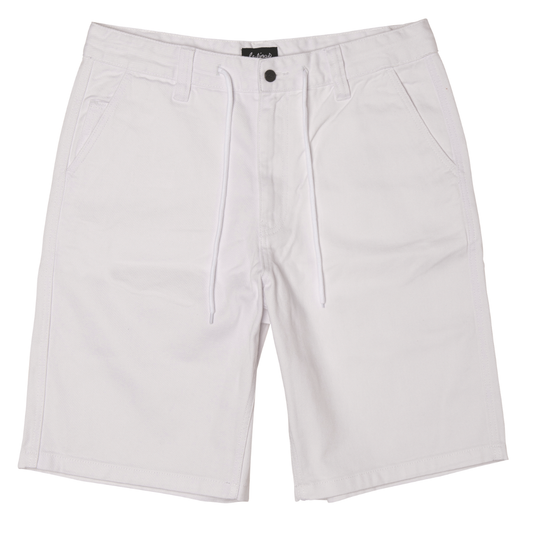 Maker Shorts White Denim
