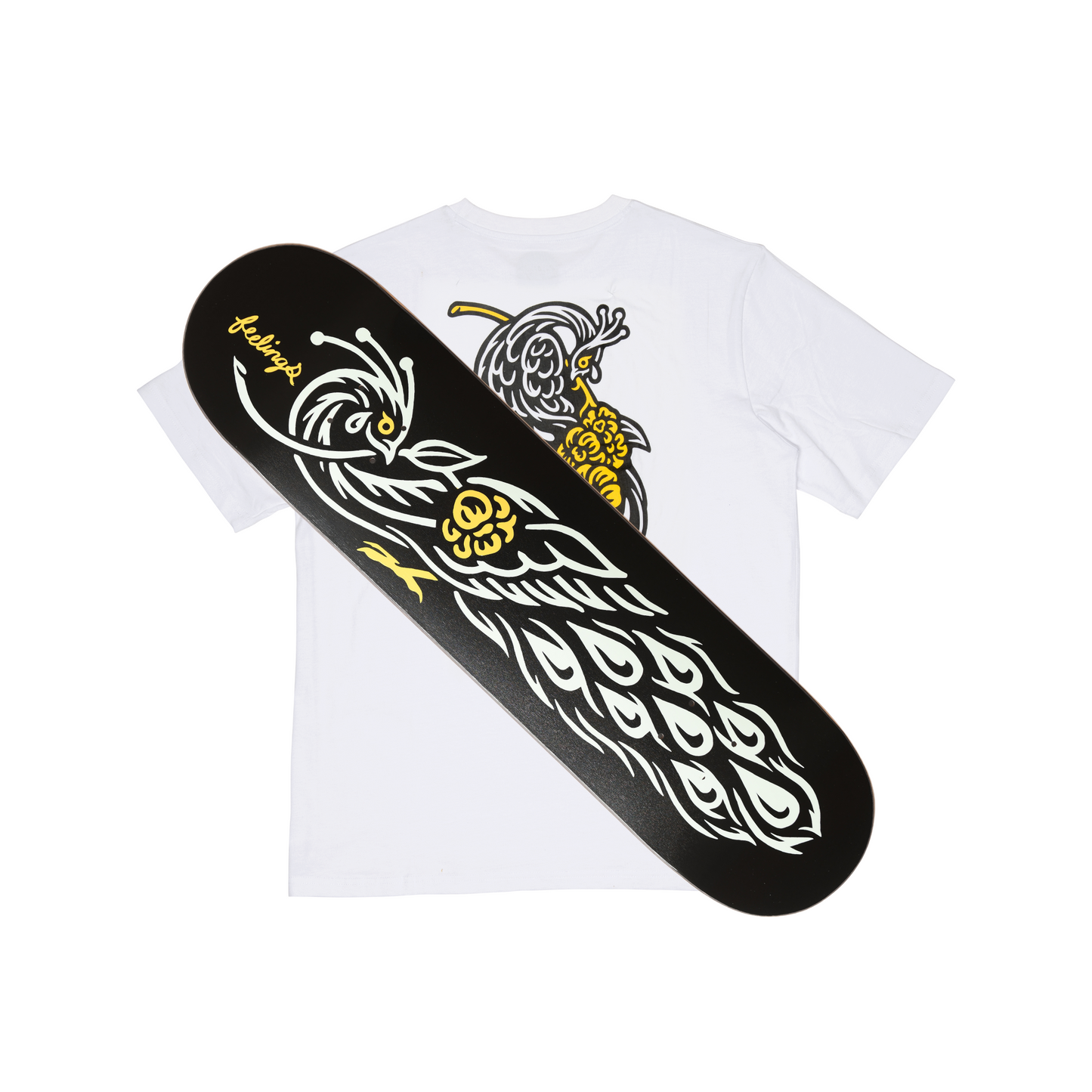 Planche de skateboard Peacock taille 8,125