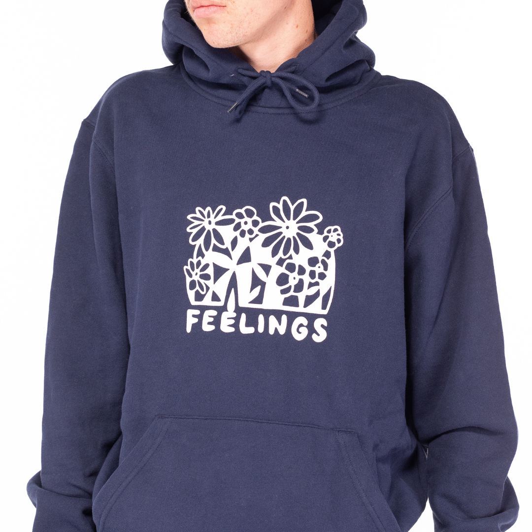 Bouquet Hoodie Navy