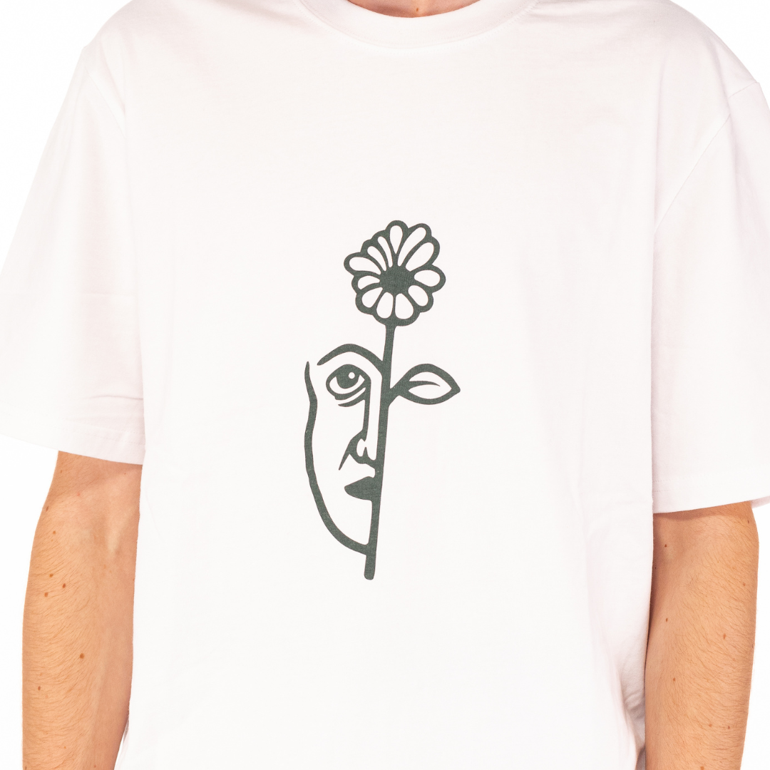 Split Tee Shirt White