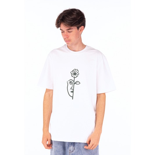 Split Tee Shirt White