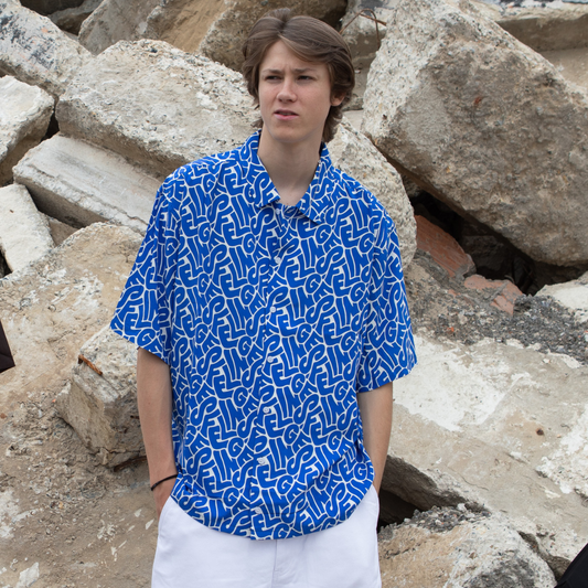 Hubba Shirt Electric Blue