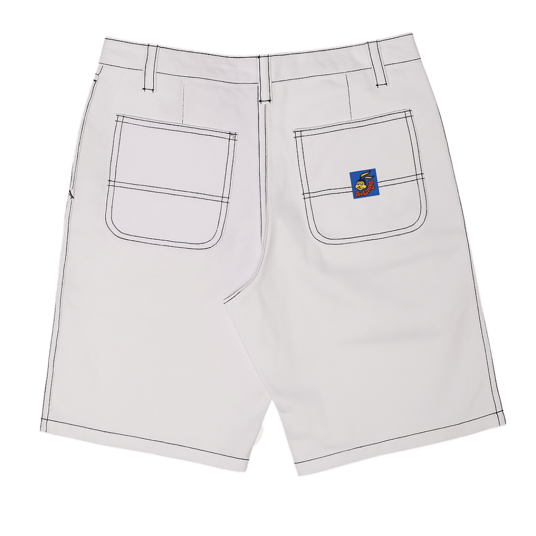 Maker Shorts White Denim