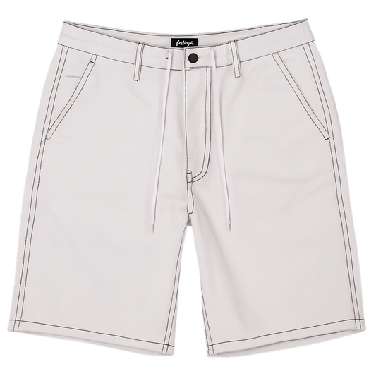 Maker Shorts White Denim