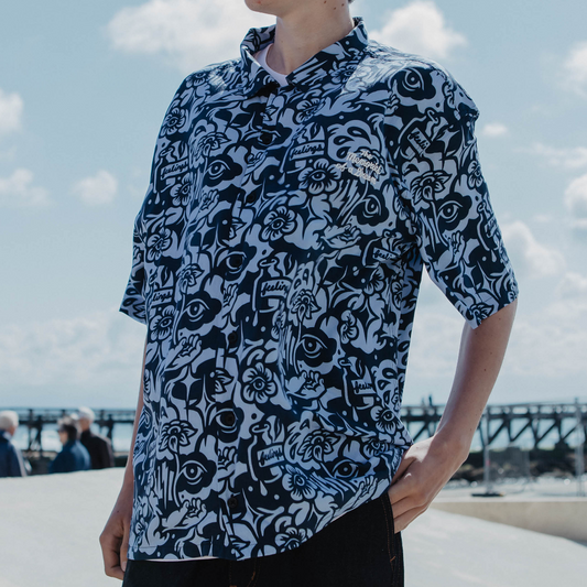Wallows Shirt Iris Blue
