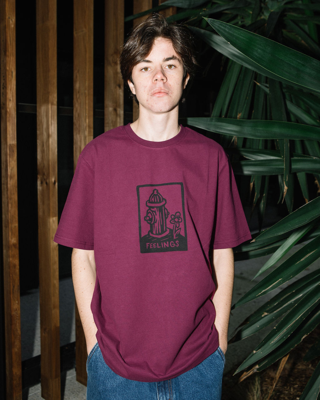 Hydrant Tee Shirt Purple